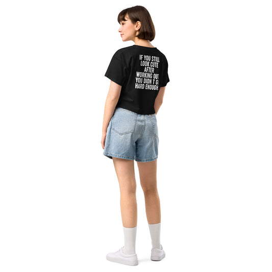 Go Harder – Women's Crop Top